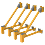 Metaltech-Omega inc. I-CISO4 Metaltech Jobsite Steel Outrigger Set, 3 15/16" x 16", Yellow - photo 5