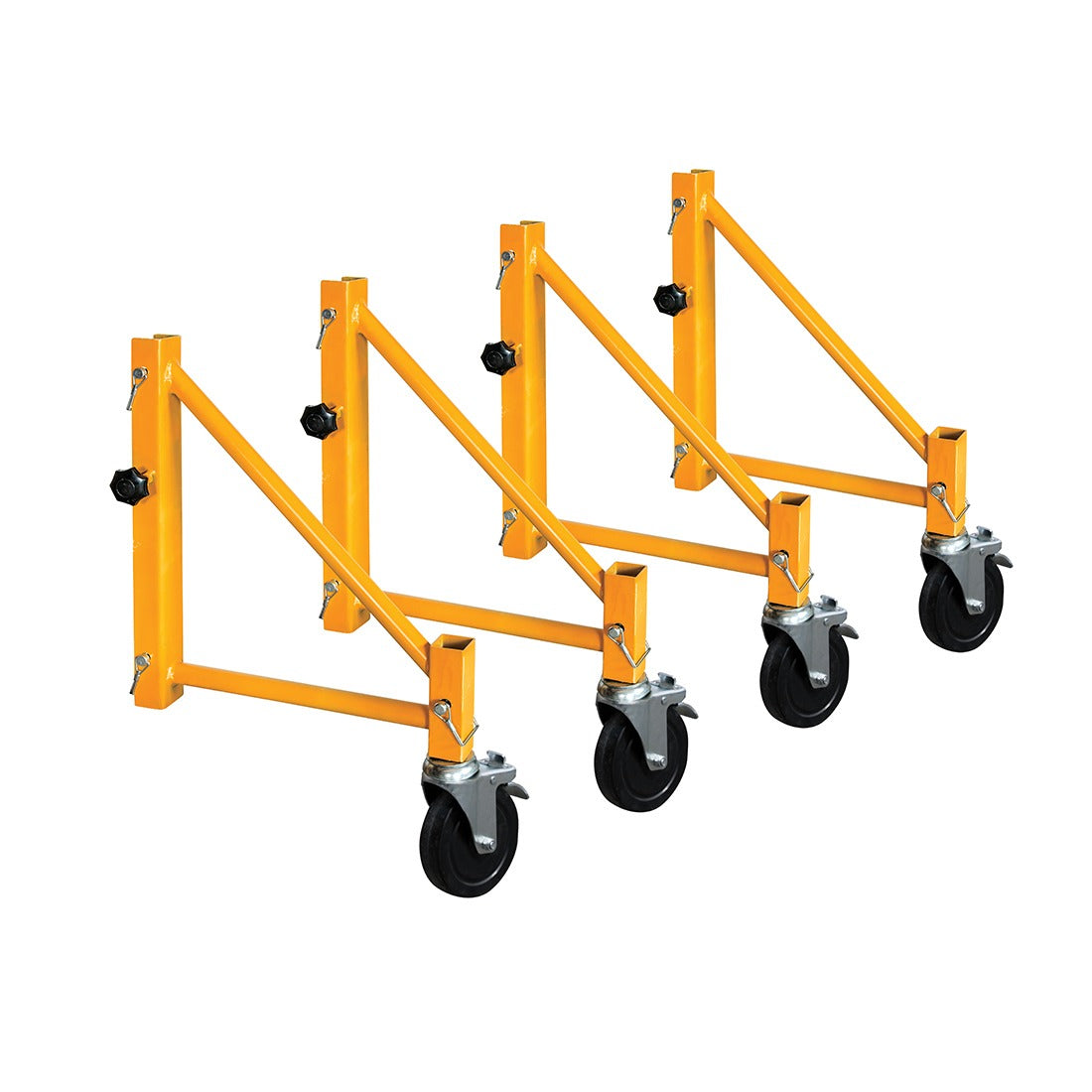 Metaltech-Omega inc. I-CISO4 Metaltech Jobsite Steel Outrigger Set, 3 15/16" x 16", Yellow - Default Title