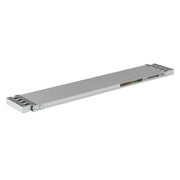 Metaltech-Omega inc. Metaltech Jobsite Aluminum Metaltech, 12" Wide, Silver - 72 - 107 1/2"