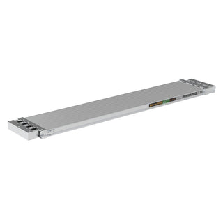Metaltech-Omega inc. Metaltech Jobsite Aluminum Metaltech, 12" Wide, Silver - 72 - 107 1/2"