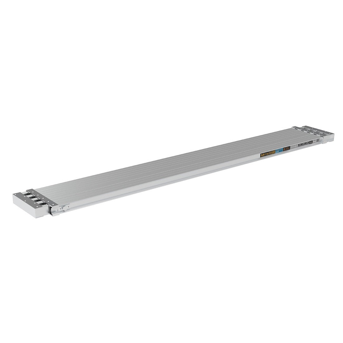 Metaltech-Omega inc. Metaltech Jobsite Aluminum Metaltech, 12" Wide, Silver - 96 - 156"