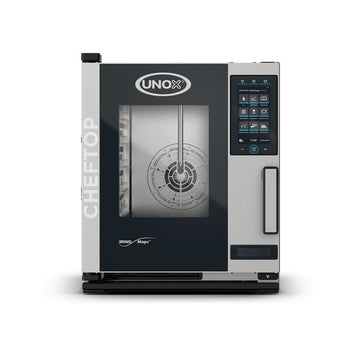 Unox XACC-0513 CHEFTOP MIND.Maps Stainless Steel Combi Oven, Half Size, 208-240V 3 phase - Right-Hinged