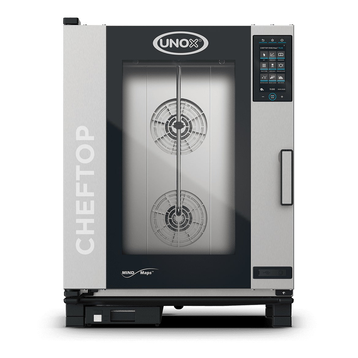 Unox XAVC CHEFTOP MIND.Maps Stainless Steel Combi Oven, Half Size, 208-240V 3 phase - 39 3/4"