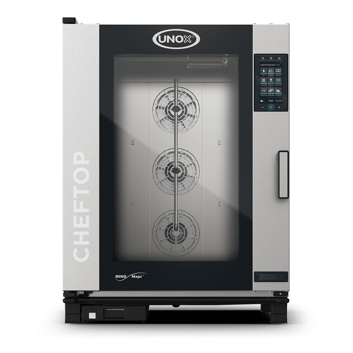 Unox XAVC-10FS CHEFTOP MIND.Maps Stainless Steel Combi Oven, Full Size - 440-480V