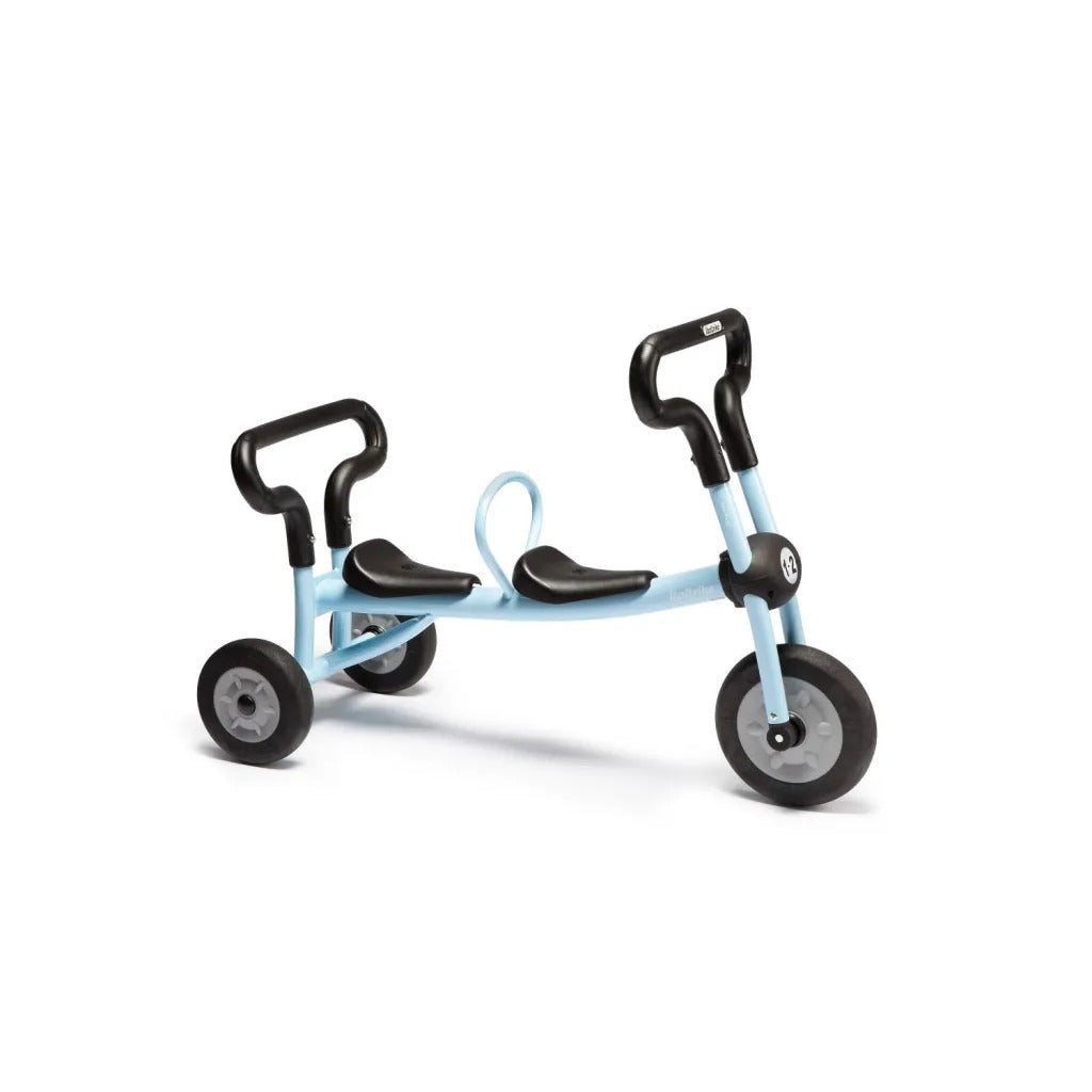 Italtrike 100-03 Pilot Steel Walker Tricycle, 21 5/8" x 40 3/16", Blue - Default Title
