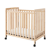 Foundations Worldwide Inc. Wood Crib, Compact, Beige - Slatted