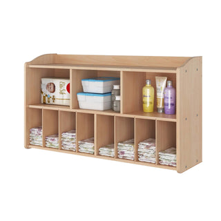Foundations Worldwide Inc. 1776047 Wood Organizer, 44 1/2" Wide, Beige - Default Title