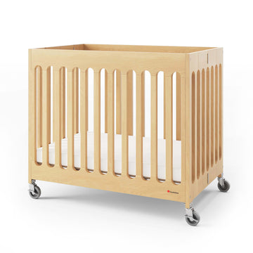 Foundations Worldwide Inc. Wood Crib, Compact - Beige
