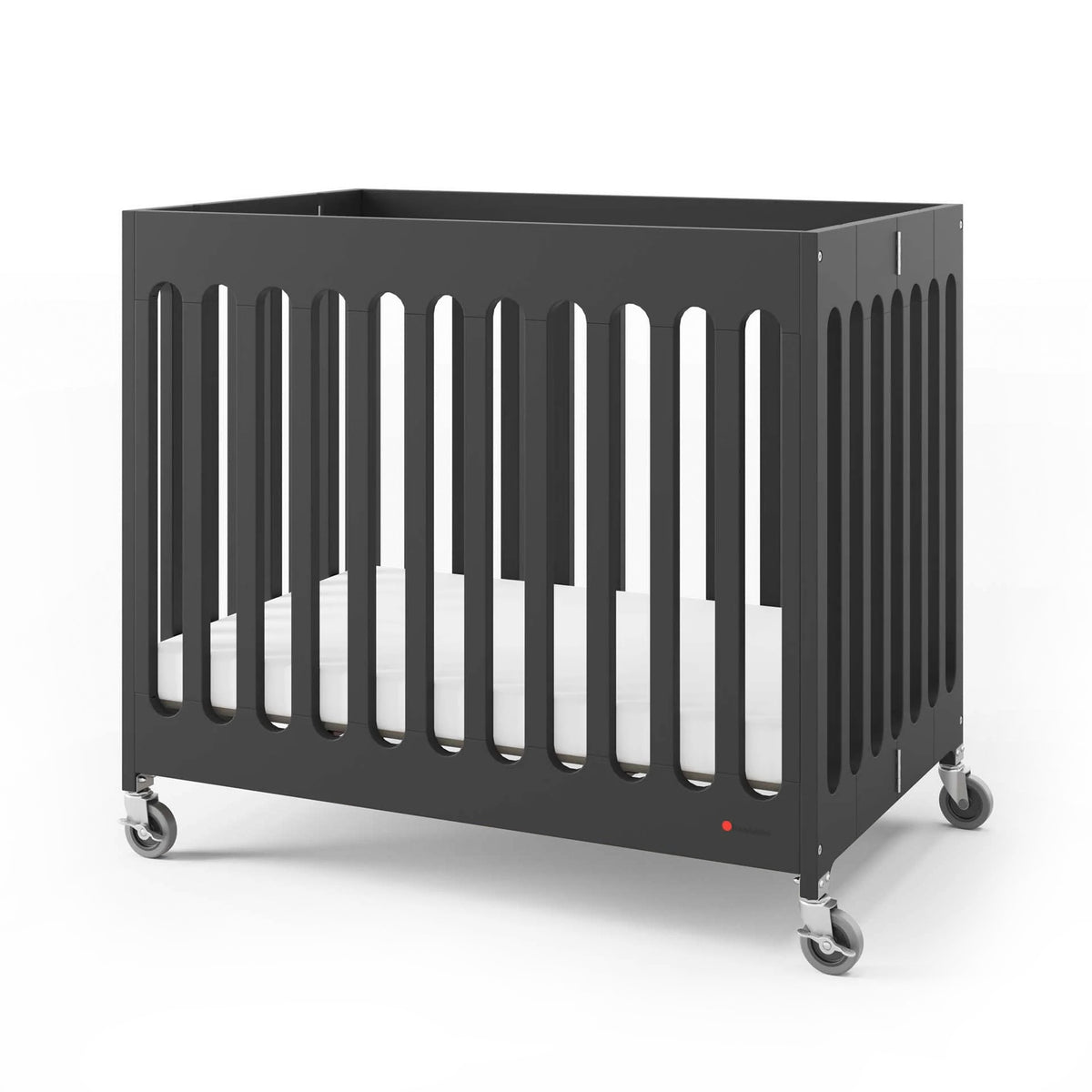 Foundations Worldwide Inc. Wood Crib, Compact - Black