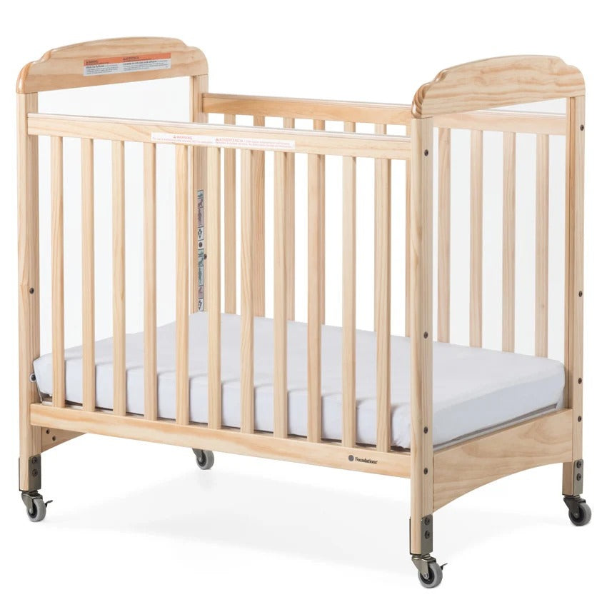 Foundations Worldwide Inc. Wood Crib, Compact, Beige - photo 2