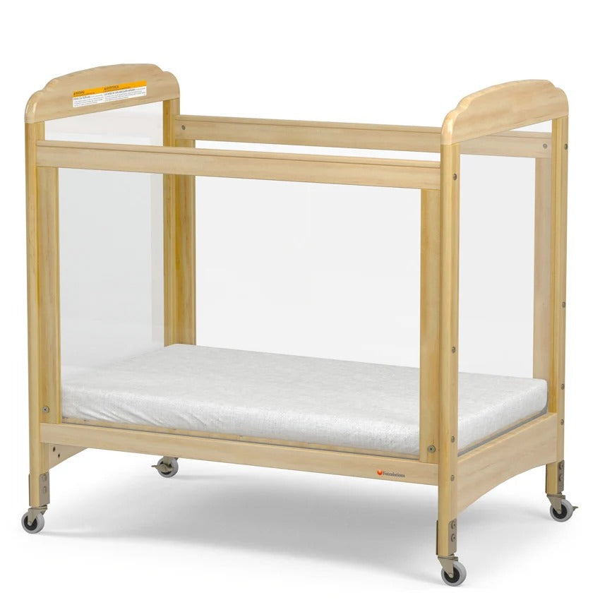 Foundations Worldwide Inc. Wood Crib, Compact, Beige - photo 3