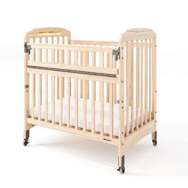 Foundations Worldwide Inc. Wood Crib, Compact, Beige - photo 2