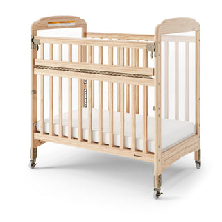 Foundations Worldwide Inc. Wood Crib, Compact, Beige - 2542040