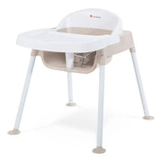 Foundations Worldwide Inc. Plastic Feeding Chair, 20" Wide, White - 13" Non-Slip