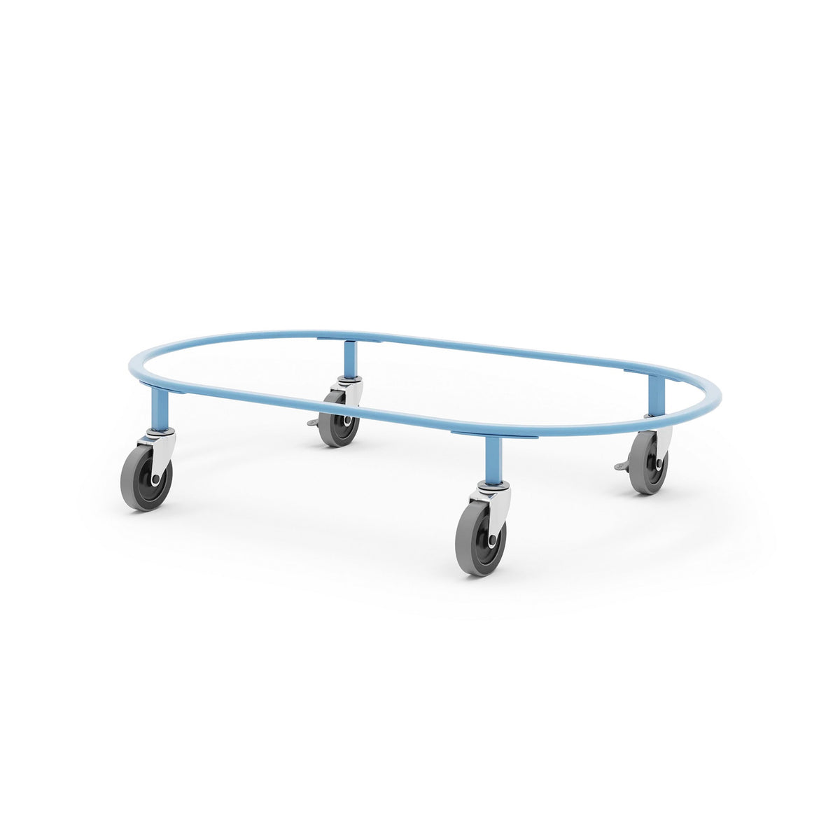 Foundations Worldwide Inc. Steel Cot Carrier, 23" Wide, Blue - 40"