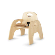 Foundations Worldwide Inc. Wood Feeding Chair, Beige, 2/Case - photo 2