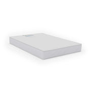 Foundations Worldwide Inc. Vinyl Crib Mattress, Compact, White - photo 3