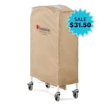 Foundations Worldwide Inc. 97NNT1 Nylon Crib Cover, Compact, Beige - Default Title