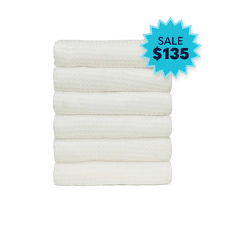 Foundations Worldwide Inc. CB-TL-WH-06 Acrylic Blanket, Crib, White, 6/Pack - Default Title
