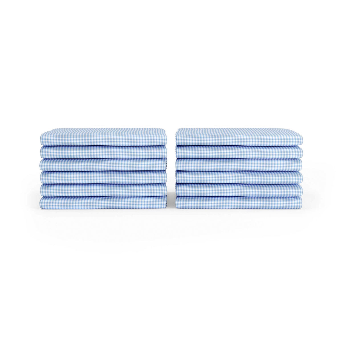 Foundations Worldwide Inc. CS-SS Sheet Set, Standard Cot, 12/Pack - Gingham