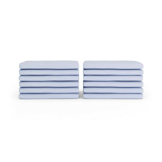Foundations Worldwide Inc. CS-SS Sheet Set, Standard Cot, 12/Pack - Blue