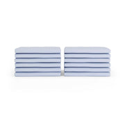 Foundations Worldwide Inc. CS-TS Sheet Set, Toddler Cot, 12/Pack - Blue