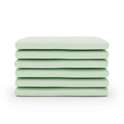 Foundations Worldwide Inc. FS-NF Cotton Crib Sheet, Compact, 6/Pack - Green