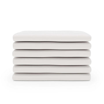 Foundations Worldwide Inc. FS-NF-WH-12 Cotton Sheet Set, Compact, White, 12/Pack - Default Title