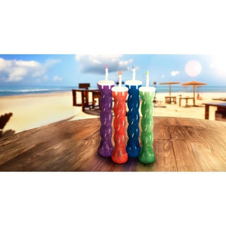 Berk Concessions 8011738 Plastic Yarder, 24 oz., Assorted, 40/Case - Default Title