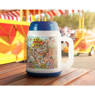 Berk Concessions Plastic Tanker, 64 oz., 12/Case - "Fun at the Fair" Tanker
