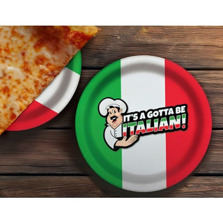 Berk Concessions 8021535 Coated Paper Plate, 9" Diameter, Multicolor, 1,000/Case - Default Title