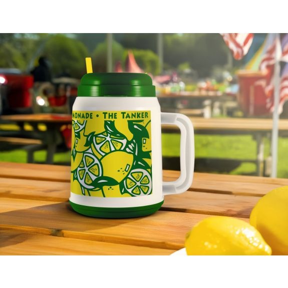 Berk Concessions Plastic Tanker, 64 oz., 12/Case - "The Tanker" Plastic Lemonade Mug