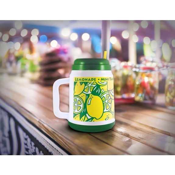 Berk Concessions Plastic Tanker, 32 oz., 24/Case - "Mini Tanker" Plastic Lemonade Mug Spout