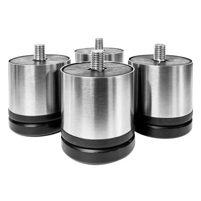 Ice-O-Matic 1011411-87 Stainless Steel Leg, 2 1/8 - 2 1/2" High, Silver, 4/Set - Default Title