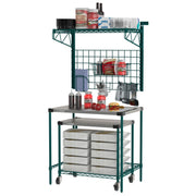 Metro CR2436PTSW SmartWall Stainless Steel Prep Station, 24 1/4" x 40" - Default Title