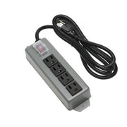Metro HS-PSTRIP4 Power Strip, 2 1/2" x 7 3/8", Gray - Default Title