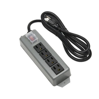 Metro HS-PSTRIP4 Power Strip, 2 1/2" x 7 3/8", Gray - Default Title