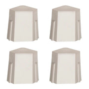 Metro M9997-4 SmartWall Plastic Shelf Adapter Kit, Beige - Default Title