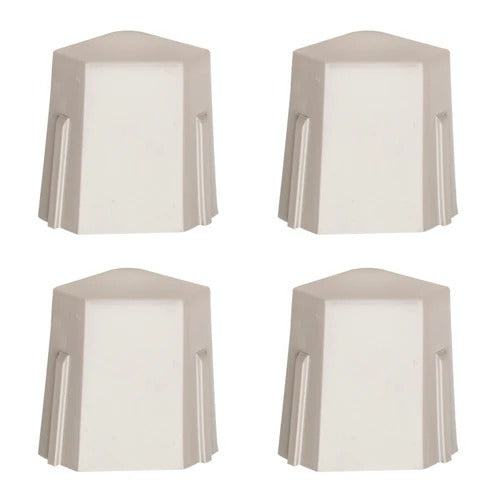 Metro M9997-4 SmartWall Plastic Shelf Adapter Kit, Beige - Default Title