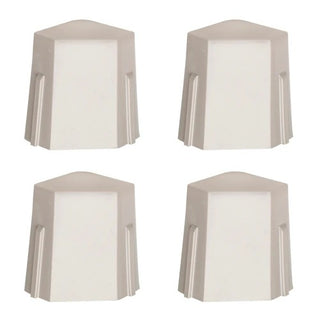 Metro M9997-4 SmartWall Plastic Shelf Adapter Kit, Beige - Default Title