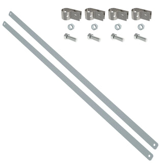 Metro Super Erecta Chrome-Plated Back Kit - 24"