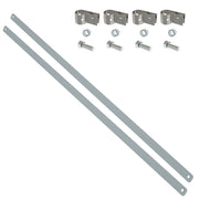 Metro Super Erecta Chrome-Plated Back Kit - 42"