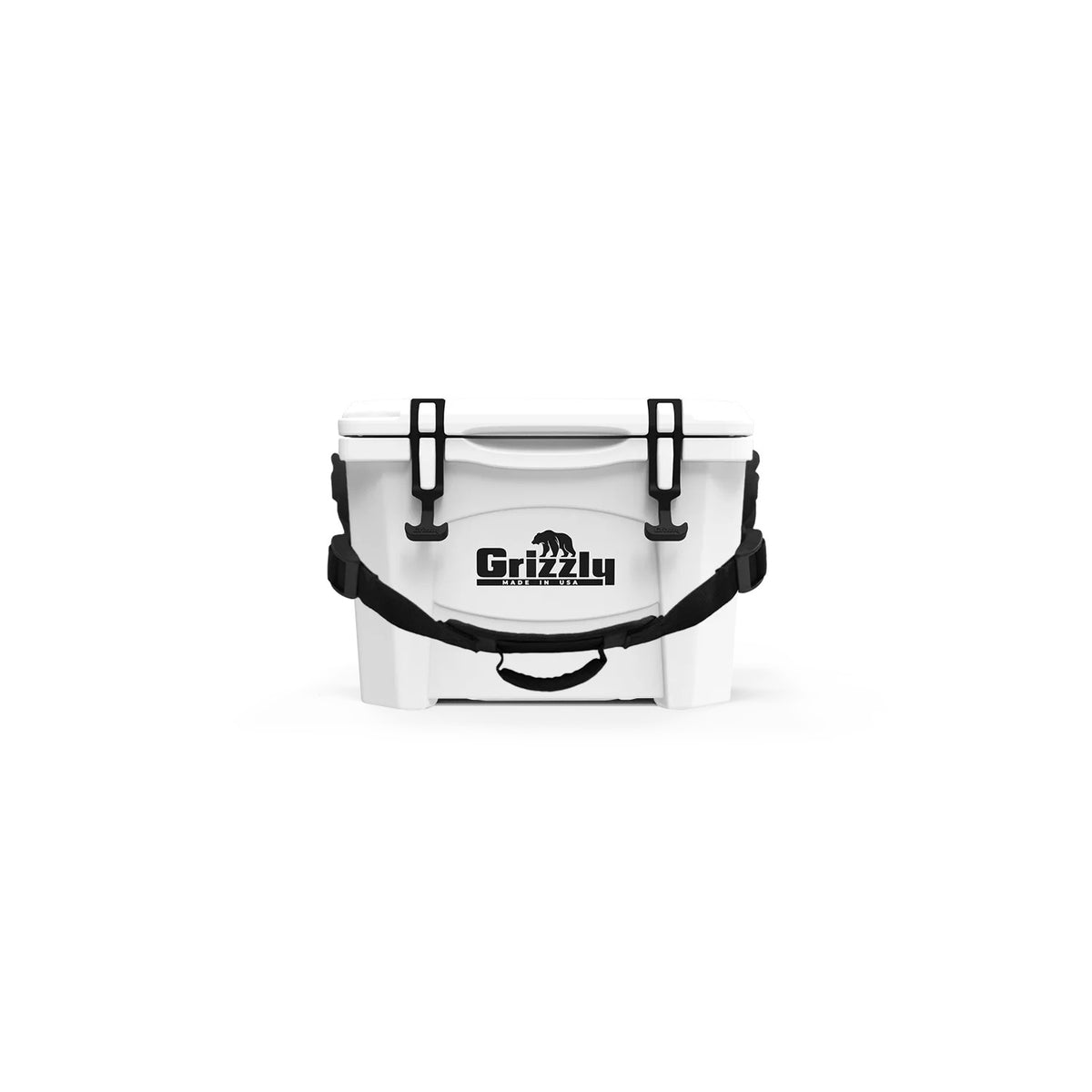 Grizzly Coolers Polyethylene Outdoor Cooler, 15 qt. - White