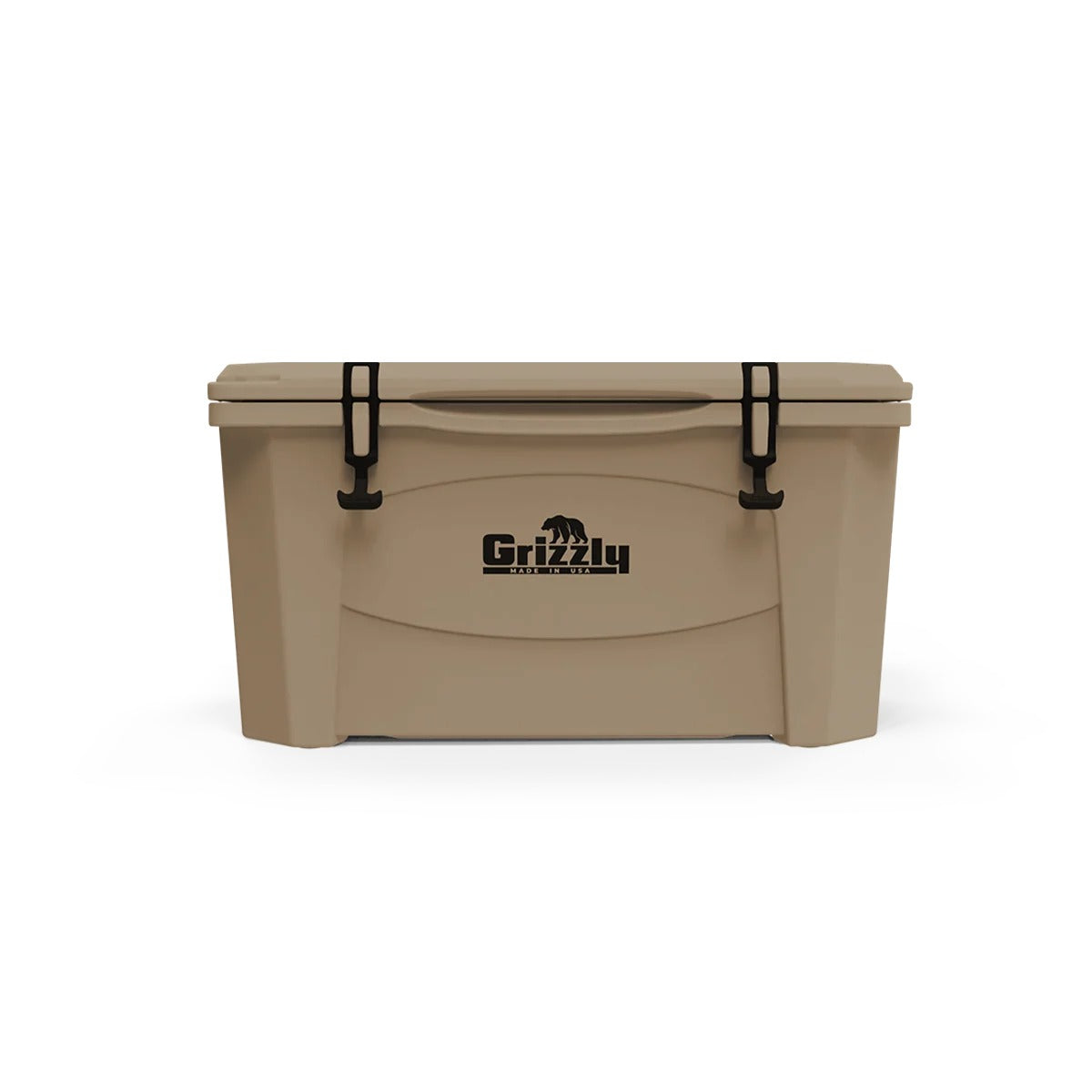 Grizzly Coolers Polyethylene Outdoor Cooler, Beige - 60 qt.