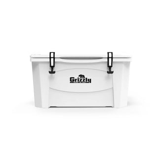 Grizzly Coolers Polyethylene Outdoor Cooler, White - 60 qt.