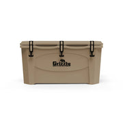Grizzly Coolers Polyethylene Outdoor Cooler, Beige - 75 qt.