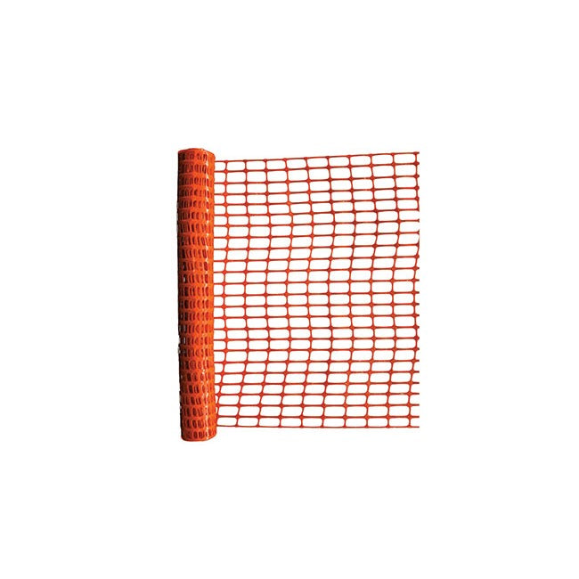 Cortina Plastic Safety Fencing, 4' Wide, Orange - 100'