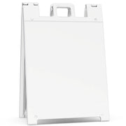 Plasticade 136 Squarecade Sign Stand, 25" Wide - White