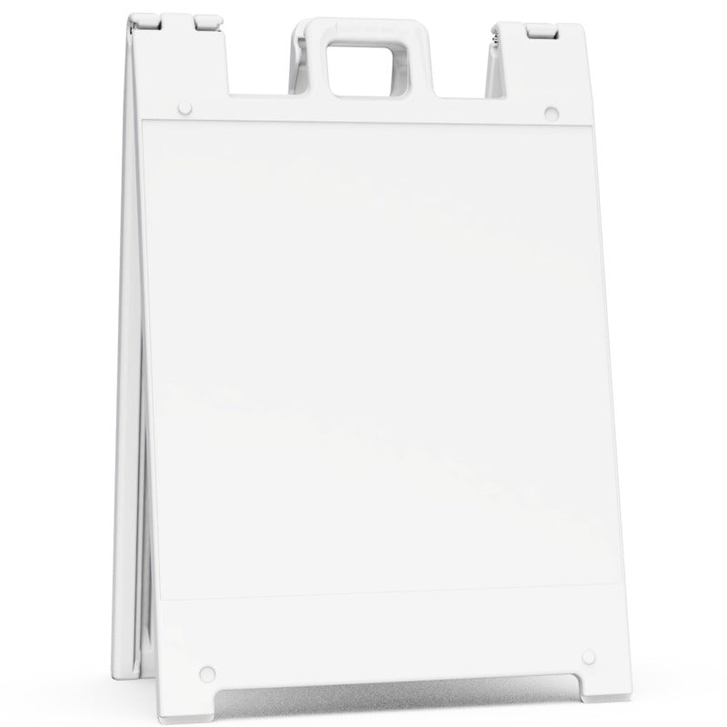 Plasticade 136 Squarecade Sign Stand, 25" Wide - White