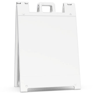 Plasticade 136 Squarecade Sign Stand, 25" Wide - White